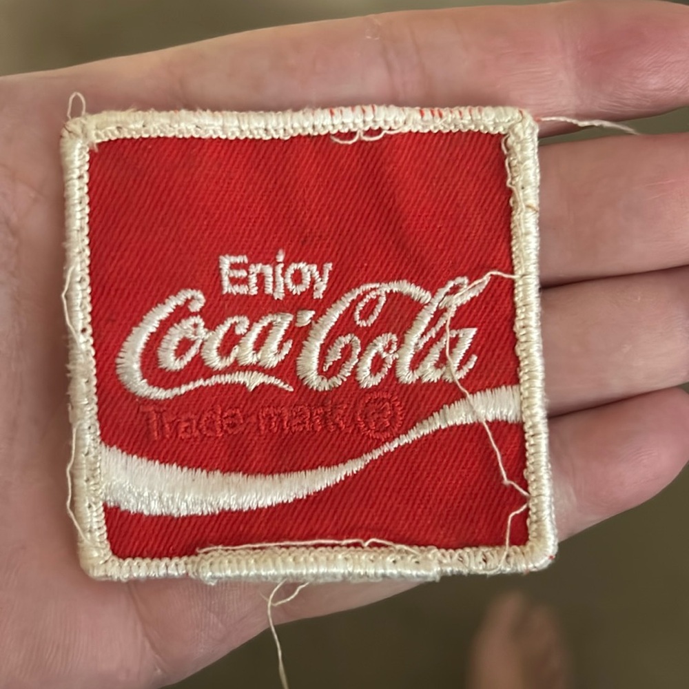Vintage Coca-Cola cloth patch